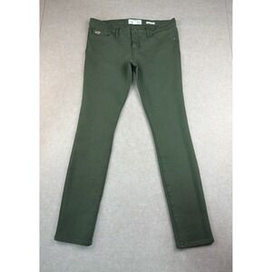 Hollister Jeans Women's Size 7 Green SoCal Stretch Skinny Low Rise Jegging Pants